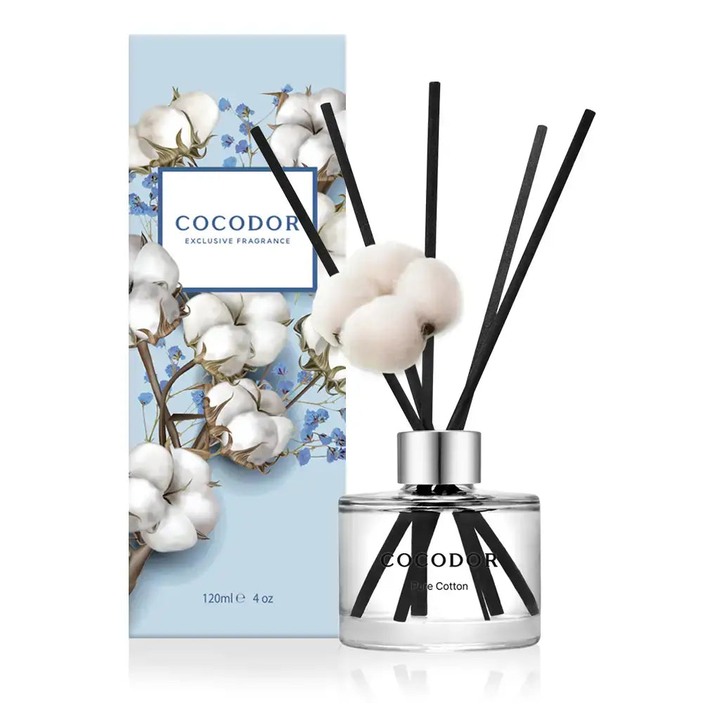 Cocodor Diffusore Cotton 120 ml (4,0 oz) Fragranza Benessere