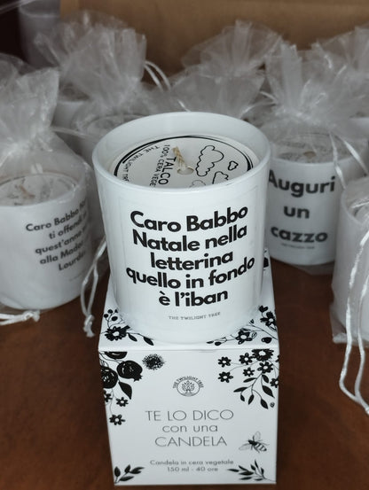 CHER PÈRE NOËL bougie...