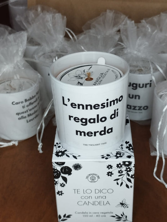 Kerze GESCHENK VON...