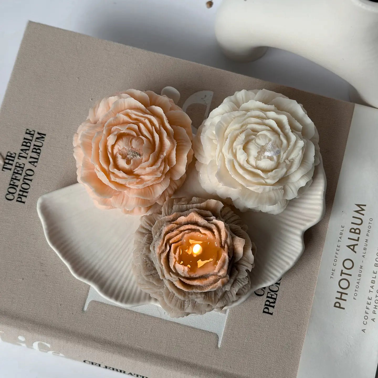 Bougie pivoine Hiroyi Decor