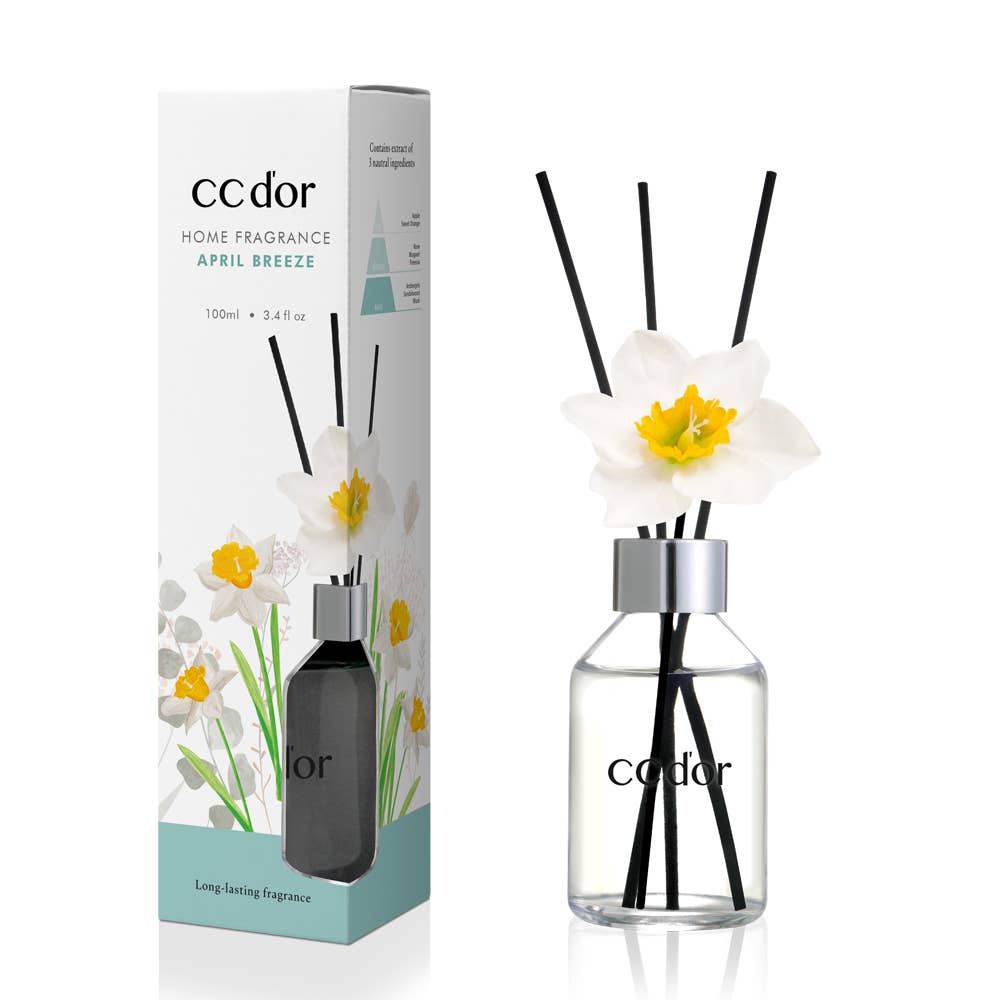 CCDOR Diffusore a bastoncini floreale - Fragranza Brezza d'aprile